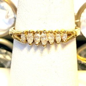 14K ANNIVERSARY MARQI DIAMOND BAND (Reg$1599.)